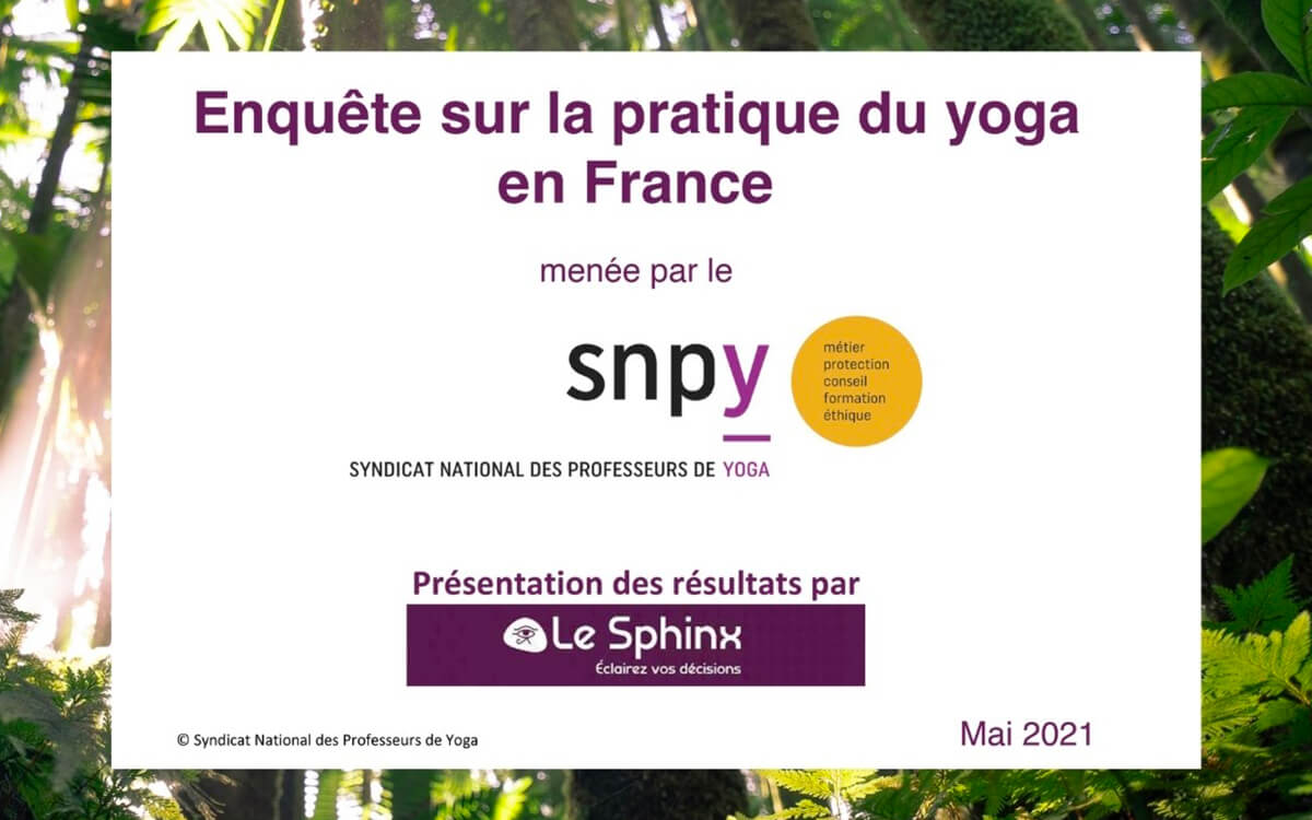 Grande enquête sur la pratique du yoga en France
